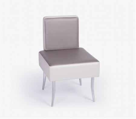 Sillón elegante y minimalista de una plaza