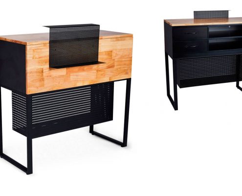 Mueble de recepción minimalista