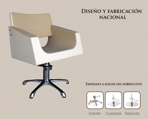 Sillón de corte diseño versátil